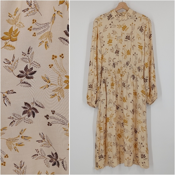 Marks & Spencer Dresses & Skirts - M&S Smocked Printed Midi Dress